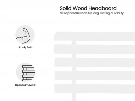 Alexa Solid Wood Single Bed in White Finish